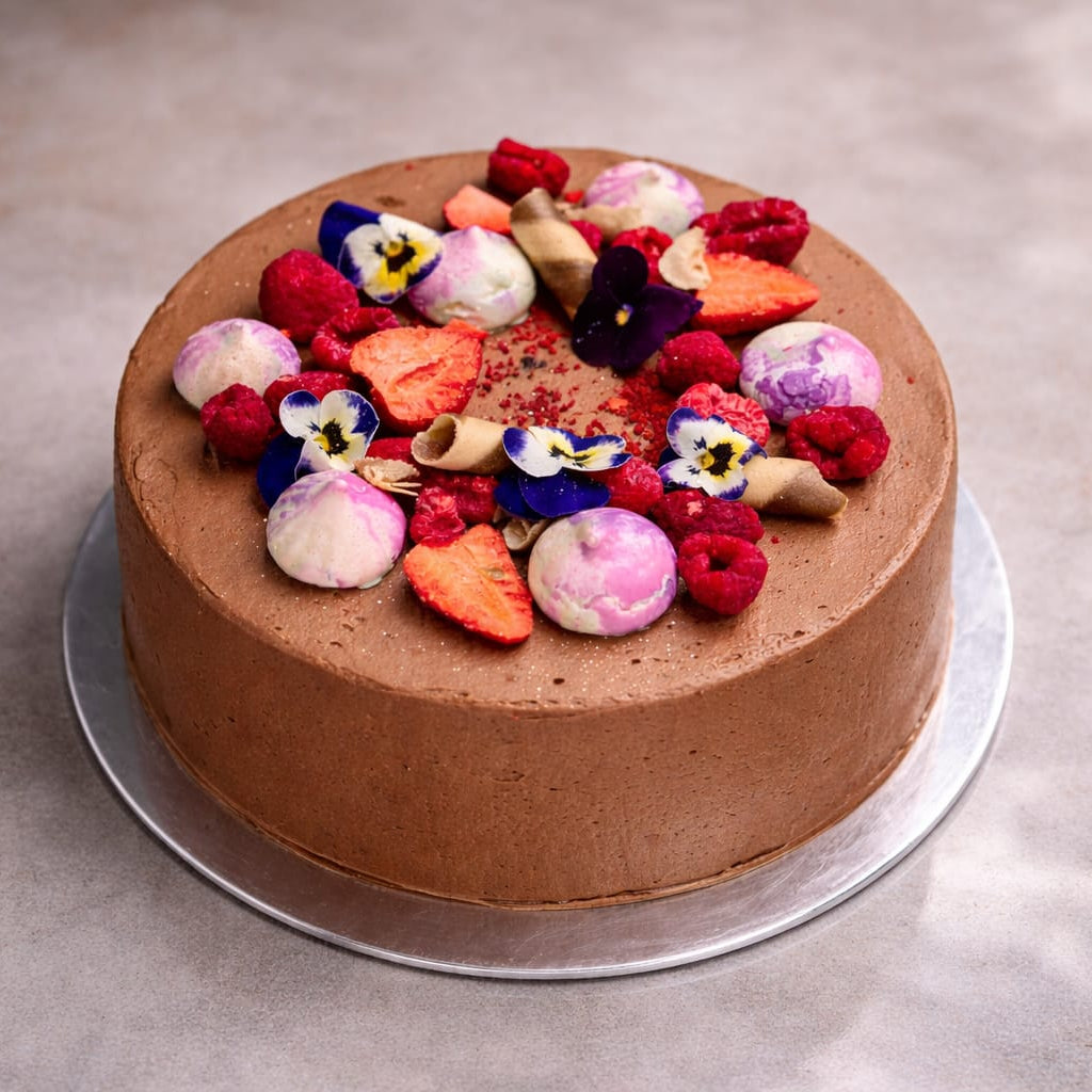 Chocolate Truffle Mousse Cake